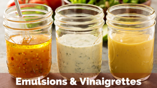Title Image for Emulsions and Vinaigrettes
